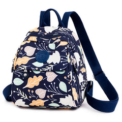 Vintage Print Women's Backpack Multifunctional Mini Shoulder Bag