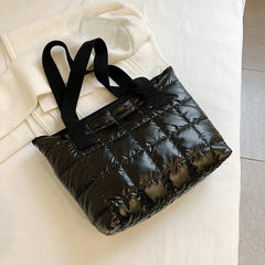 Winter Large Capacity Waterproof Nylon Shoulder Bag