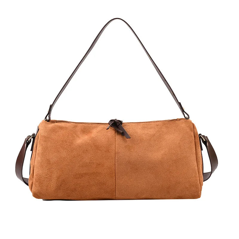 Winter Suede PU Leather Large Capacity Handbags And Purses For Women