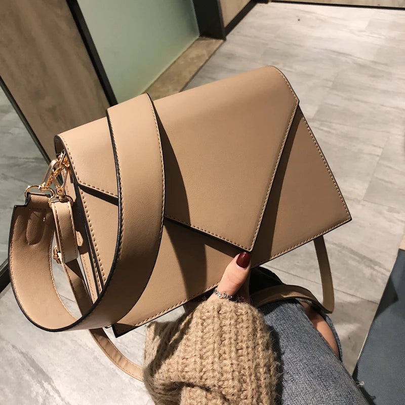 Winter Leather Handbags Shoulder Bags High Small Ladies Messenger Bags