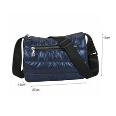 Winter Women's Nylon Cotton Tote Satchel Bag