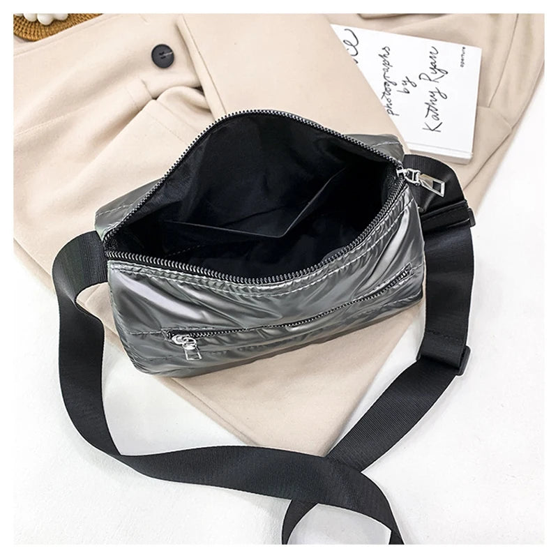 Winter Women's Nylon Cotton Tote Satchel Bag