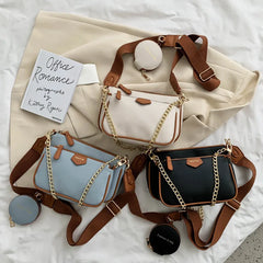 PU Leather Small Shoulder Bag Crossbody Handbag