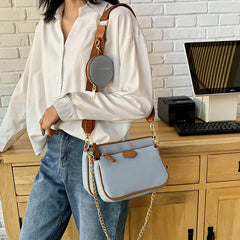 PU Leather Small Shoulder Bag Crossbody Handbag