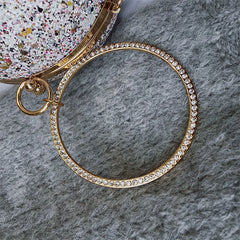 Colorful Diamonds Crystal Ball Clutch Handbag