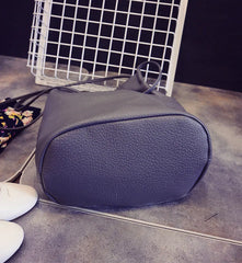 Women Handbags Big Bucket Leather Messenger Bag