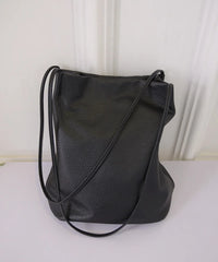 Women Handbags Big Bucket Leather Messenger Bag