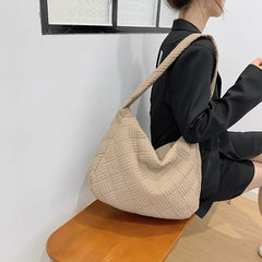 Women Quilted Bag Handbag Purses Space Pad Cotton Crossbody Bag Female