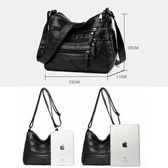 Leather Women's Crossbody Bag Shoulder Handbag