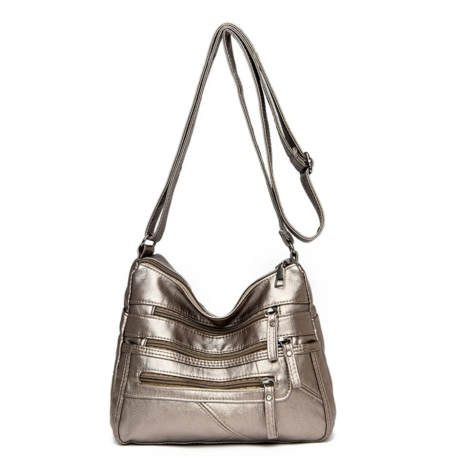 Leather Women's Crossbody Bag Shoulder Handbag
