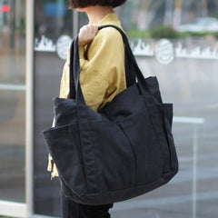 Women Canvas Bag Large Tote Handbags Student Shoulder Bags Sac A Main Femme