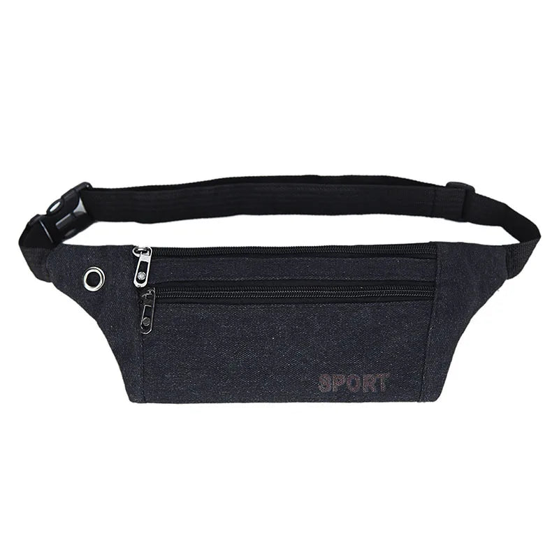 Retro Sport Waist Pack Crossbody Fanny Wallet Belt Travel Phone Bag