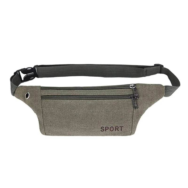 Retro Sport Waist Pack Crossbody Fanny Wallet Belt Travel Phone Bag