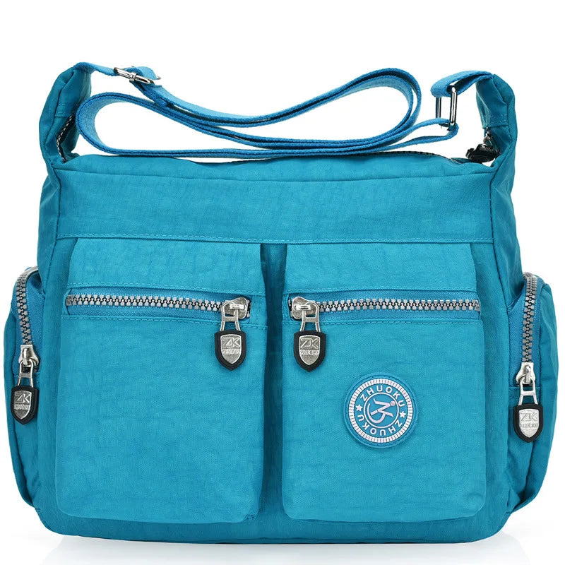 Waterproof Shoulder Cross Body Bags Zipper Nylon Cross Travel Women's Messenger 