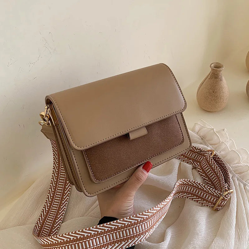 Women's Wide Shoulder Messenger Bag