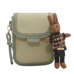 Retro Buckle Flip Phone Messenger Bag Wallet Ladies Small Bag