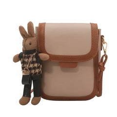 Retro Buckle Flip Phone Messenger Bag Wallet Ladies Small Bag