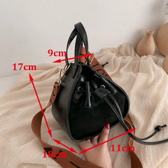 Vintage Triangle Handbag Matte Shoulder Crossbody Bag Tote Shopping Bag
