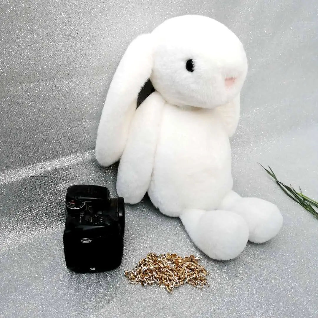 Rex Rabbit Plush One Shoulder Messenger Rabbit Bag Chain