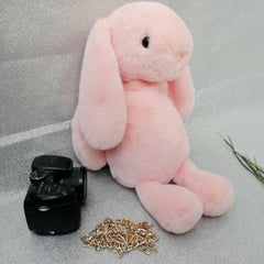 Rex Rabbit Plush One Shoulder Messenger Rabbit Bag Chain