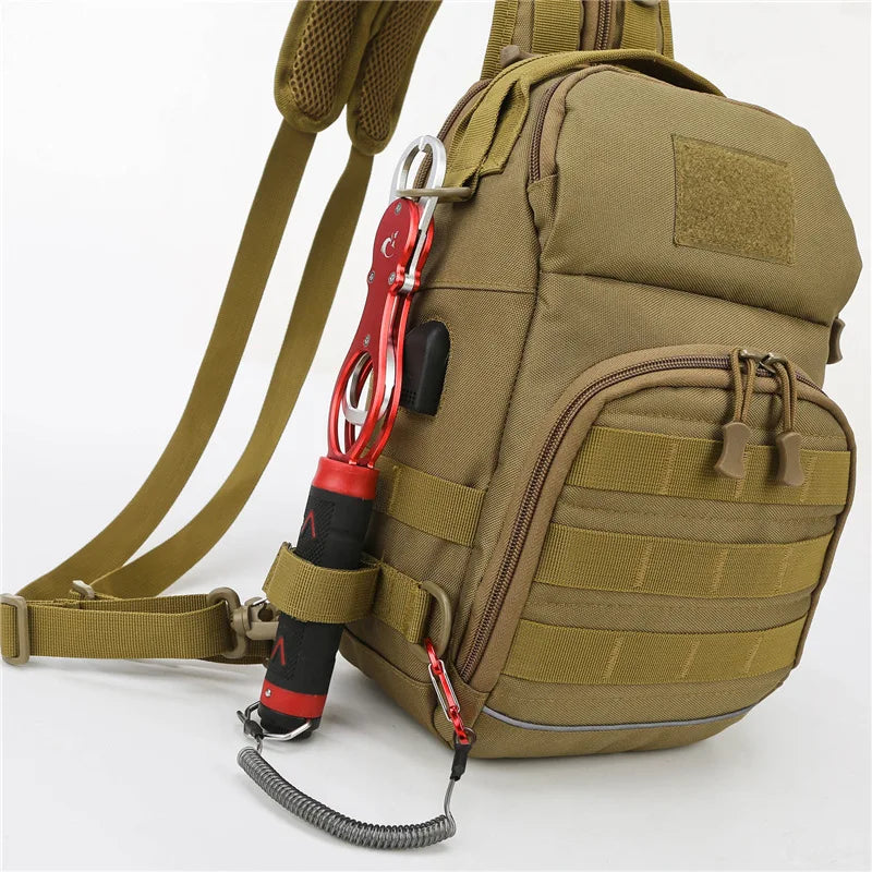 Men's Outdoor Camo Chest Bag Backpack Tactical Shoulder Bag
