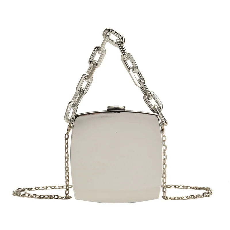 Mini Box Party Evening Clutch Bag for Women