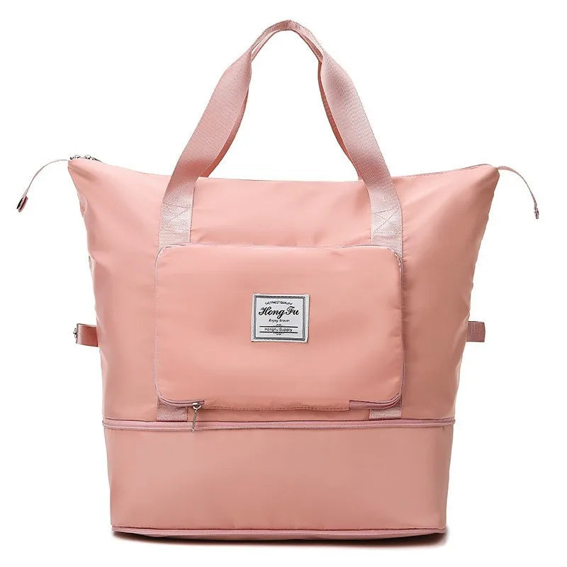 2022 Large Folding Travel Bag Waterproof Luggage Tote Gym Yoga Storage