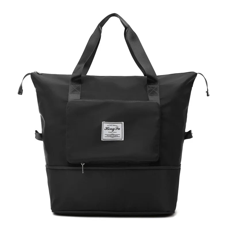 2022 Large Folding Travel Bag Waterproof Luggage Tote Gym Yoga Storage
