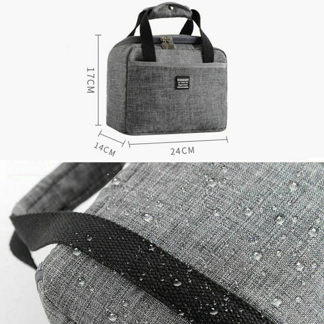 Lunch Bag Cooler Tote Insulated Box Thermal Food Container Handbag Bento Pouch
