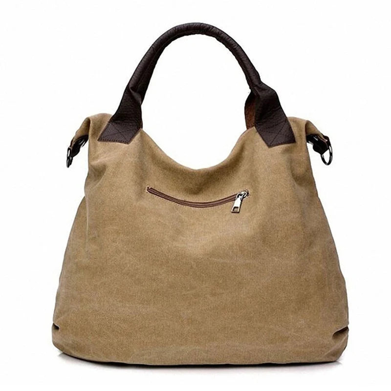 2022Women Bag Large Capacity Casual Tote Handbag Canvas Shoulder Bag Crossbody