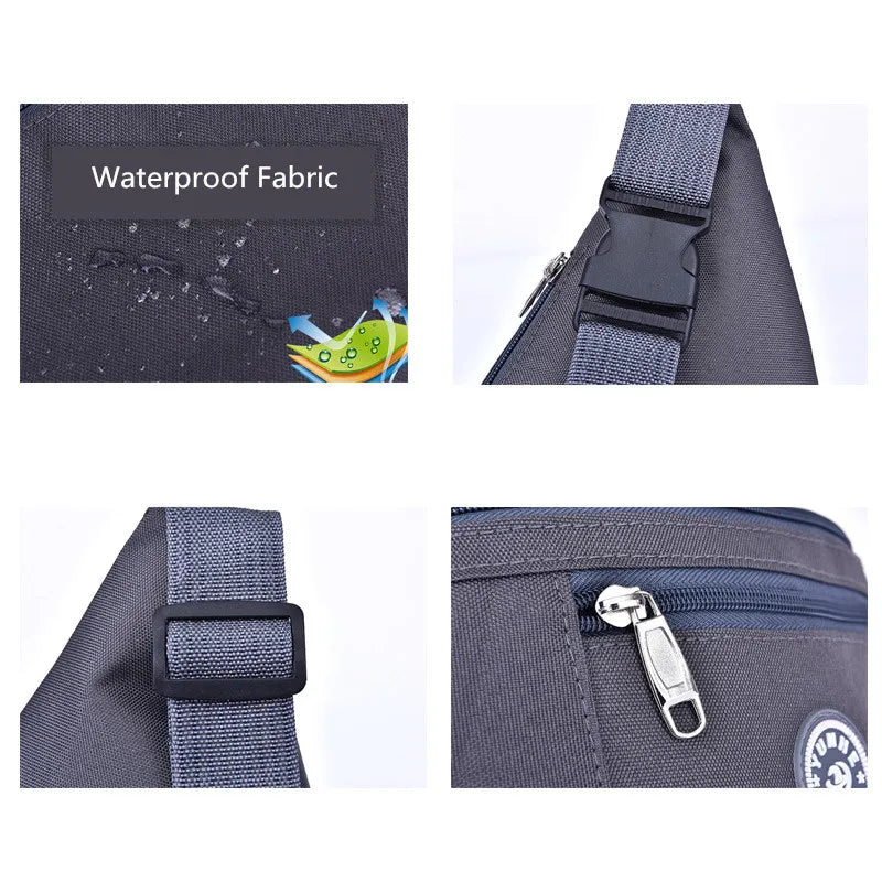 Nylon Bum Bag Travel Purse for Phone Waist Pack Chest Pouch