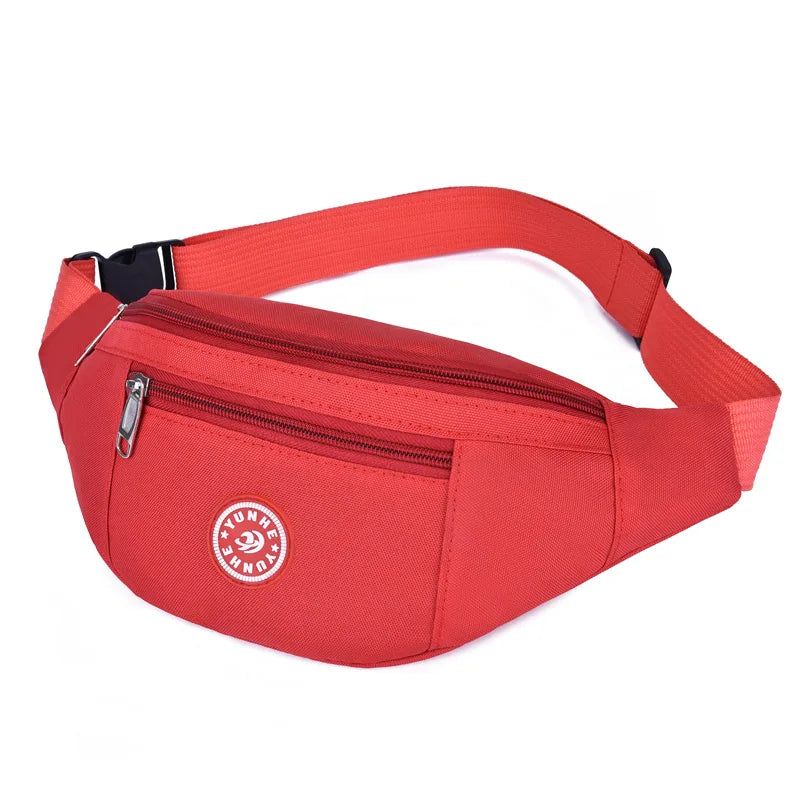 Nylon Bum Bag Travel Purse for Phone Waist Pack Chest Pouch