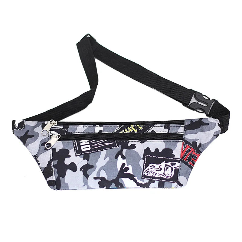 Waterproof Fanny Pack Men Waist Bag Unisex Chest Belt Handbag
