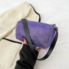 Hot Fix Women's Chain Bag Rhinestone Shoulder Bag
