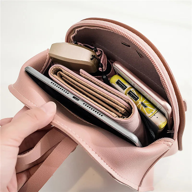 Mini Backpack Small Backless Shoulder Crossbody Bag