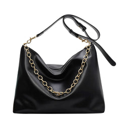 Women Chain Shoulder Bag PU Leather Crossbody Hobo Handbag