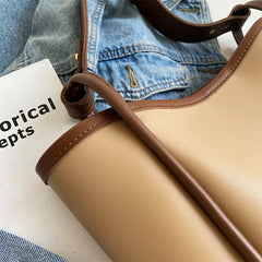Fashionable Female Shoulder Bags Daily Casual Multi-function PU Leather