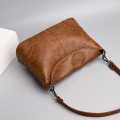 Women's Soft Leather Shoulder Bag Vintage Envelope Crossbody Clutch