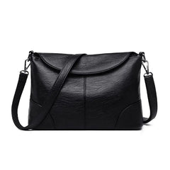 Women's Soft Leather Shoulder Bag Vintage Envelope Crossbody Clutch