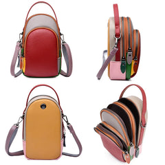 Leather Women Handbags Mini Phone Bags Wallets Shoulder Bag