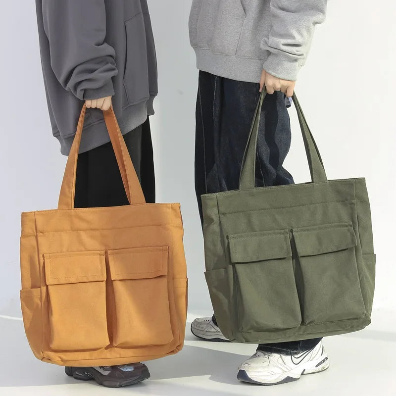 Canvas Teenager Shoulder Bag Women's Messenger Bag
