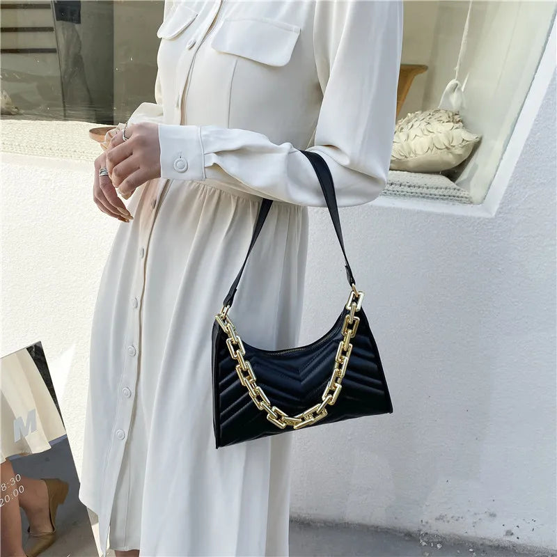 Women's Rhombus Chain Handbag Shoulder Bag Satchel