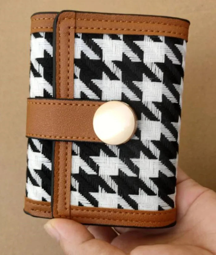 Women's Canvas Wallet Short wallet Long handbag Multifunctional zero wallet