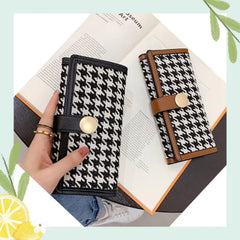 Women's Canvas Wallet Short wallet Long handbag Multifunctional zero wallet