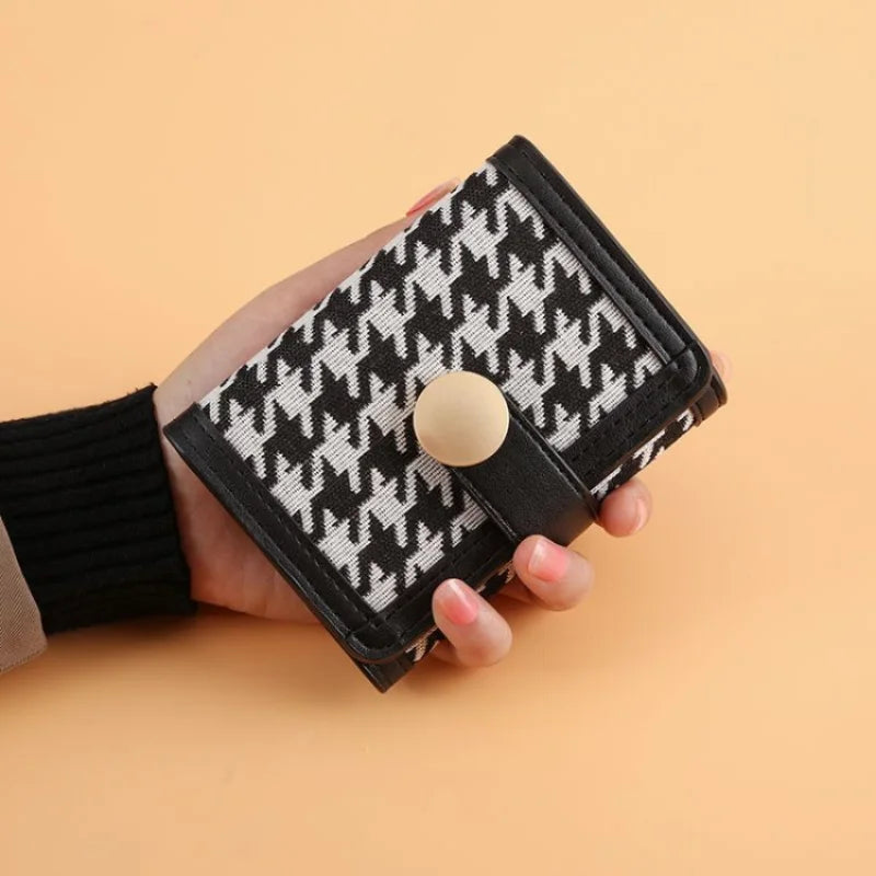 Women's Canvas Wallet Short wallet Long handbag Multifunctional zero wallet