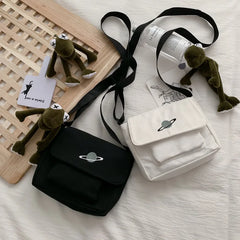 Japanese Style Wind Planet Tooling Art Girl Student Shoulder Bag