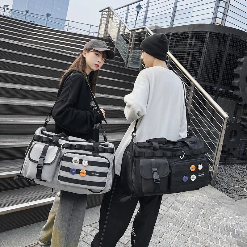 Large Capacity Travel Duffle Bag Fitness Handbag Luggage
