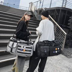 Large Capacity Travel Duffle Bag Fitness Handbag Luggage