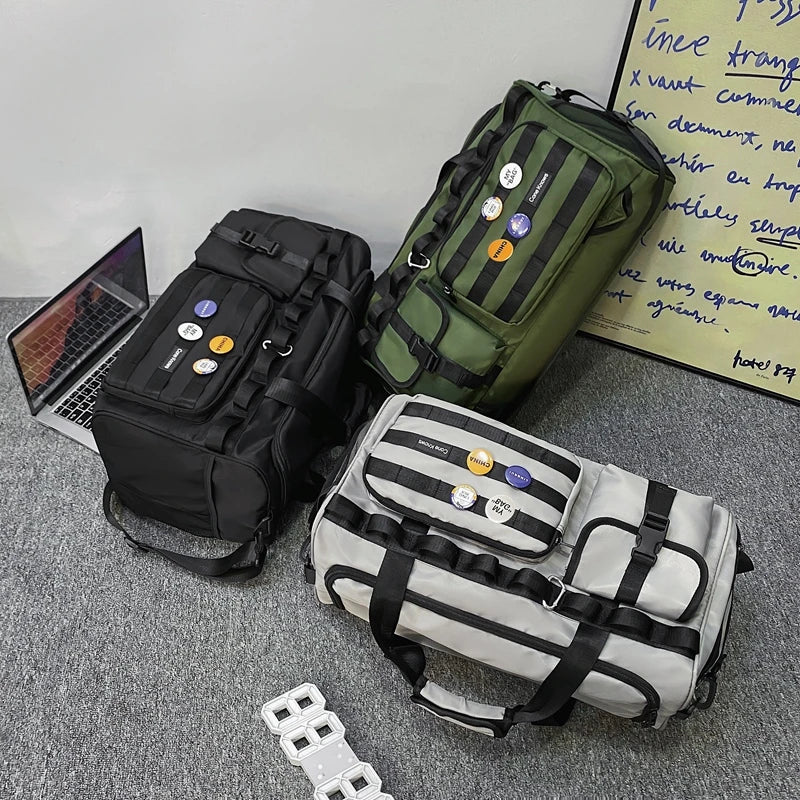 Large Capacity Travel Duffle Bag Fitness Handbag Luggage
