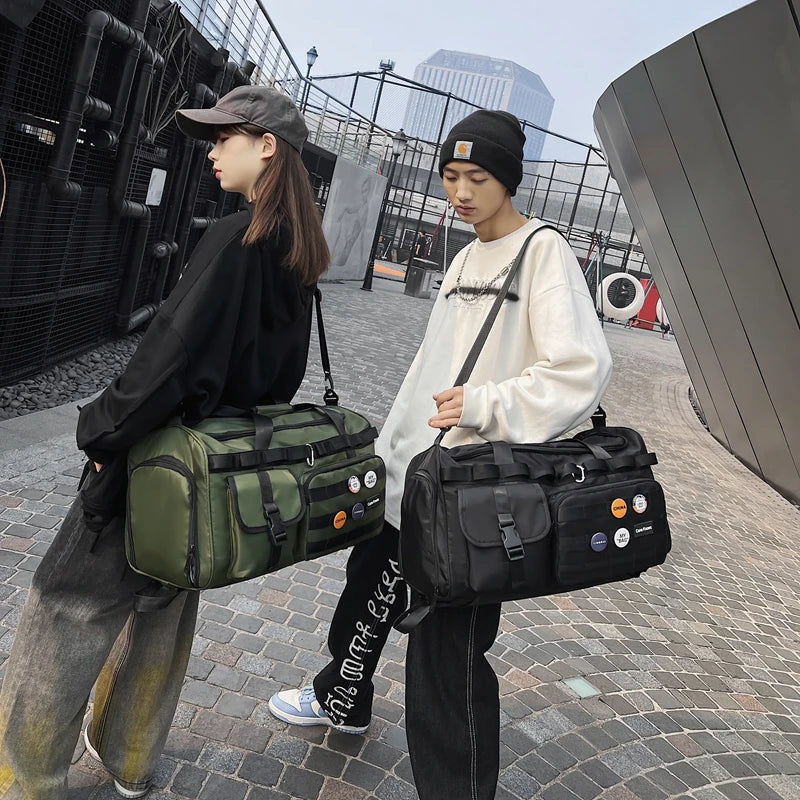 Large Capacity Travel Duffle Bag Fitness Handbag Luggage
